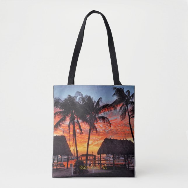 Tote Bag Islamorada, coucher de soleil de Floride (Devant)