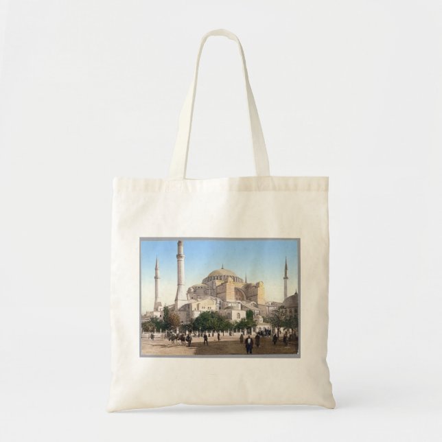 Tote Bag Istanbul vintage - Hagia Sophia (Devant)