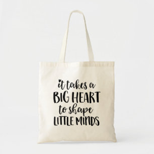 Tote Bag It takes a big heart - Teacher Gift
