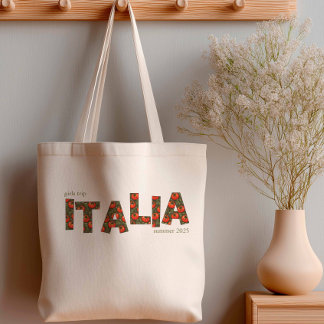 Tote Bag Italia Tomato Summer Girp Trip