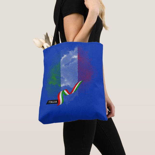 Tote Bag Italian flag (De près)