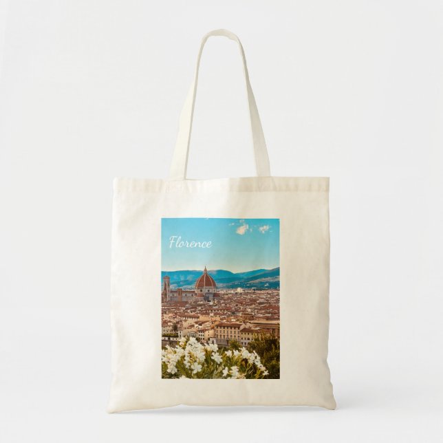 Tote Bag Italie customisée Florence Photographie (Devant)
