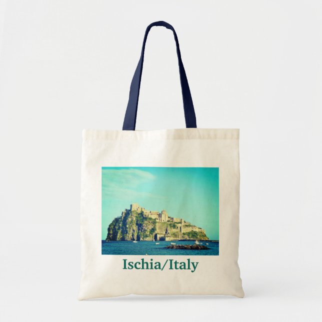 Tote Bag Italie Ischia Castle Souvenir (Devant)
