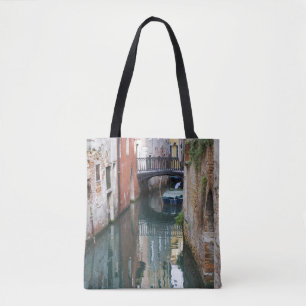 Tote Bag Italie, Venise, Réflexions et Petit Pont de