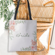 Ivory Saumon Cream Floral Arrangement Bride