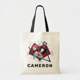 Tote Bag Jack et Sally au coeur