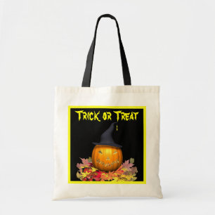 Tote Bag Jack-O-Lantern & Feuilles -