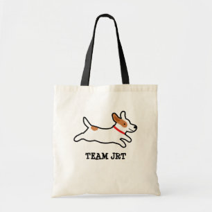 Tote Bag Jack Russell Terrier Cartographe Chien avec texte