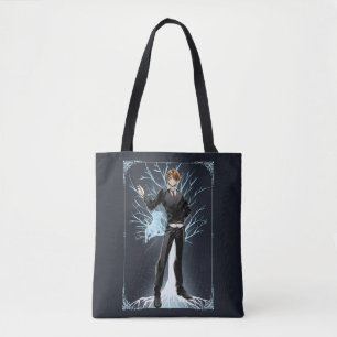 Tote Bag Jack Russell Terrier Patronus d'Anime Ron Weasley