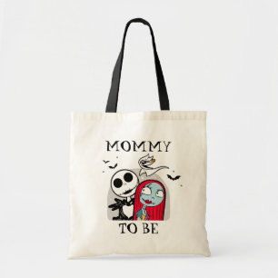 Tote Bag Jack & Sally Baby shower Maman à être