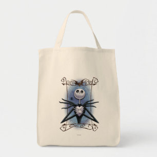 Tote Bag Jack Skellington Cadre Web de l'araignée