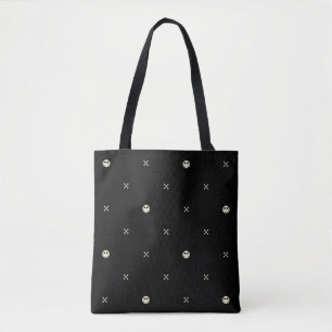 Tote Bag Jack Skellington & Cross Bones Motif