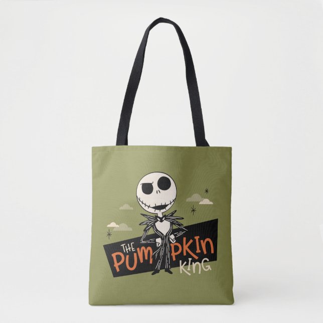 Tote Bag Jack Skellington le roi Citrouille (Devant)