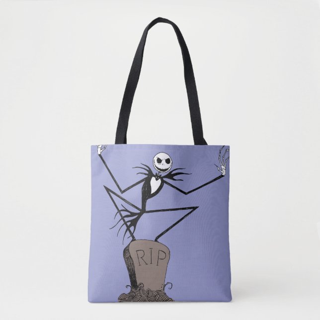 Tote Bag Jack Skellington | RIP (Devant)