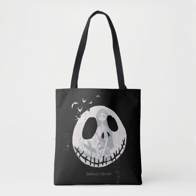 Tote Bag Jack Skellington | Sérieusement Éffrayant (Devant)