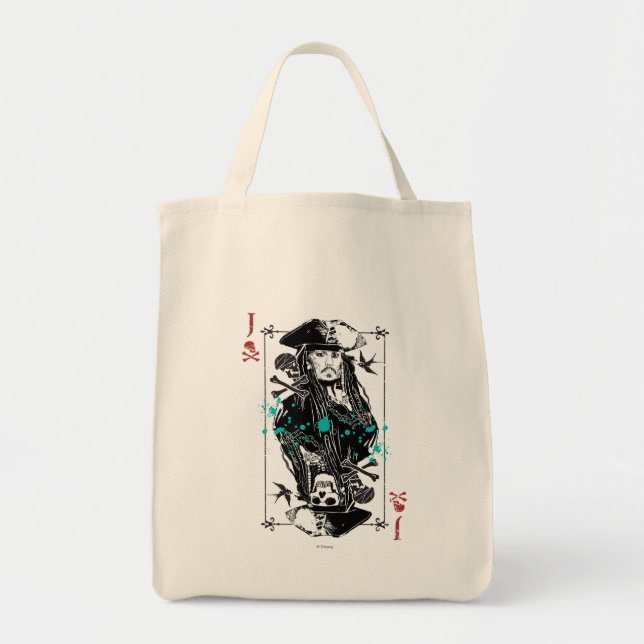 Tote Bag Jack Sparrow - Un homme Recherché (Devant)
