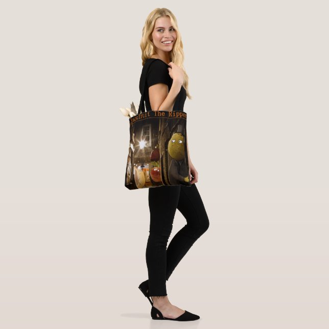 Tote Bag Jackfruit The Ripper Drôle Rick London (Sur le modèle)