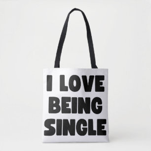 Tote Bag J'adore être célibataire
