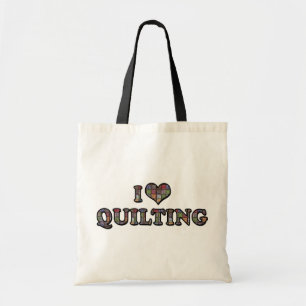 Tote Bag J'adore le quilting Heart - Couture Quilter