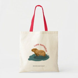 Tote Bag J'adore les capybaras Amoureux de capybara mignon