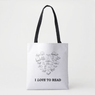 Tote Bag J'adore lire