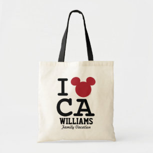 Tote Bag J'adore Mickey Vacances de famille en Californie