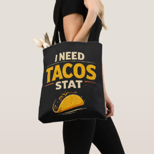 Tote Bag J'ai besoin de tacos immédiatement