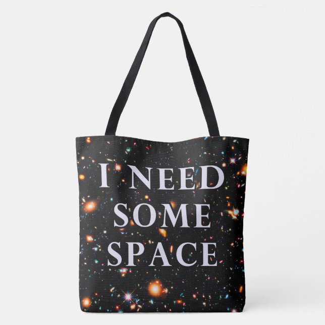 Tote Bag J'Ai Besoin D'Espace (Dos)