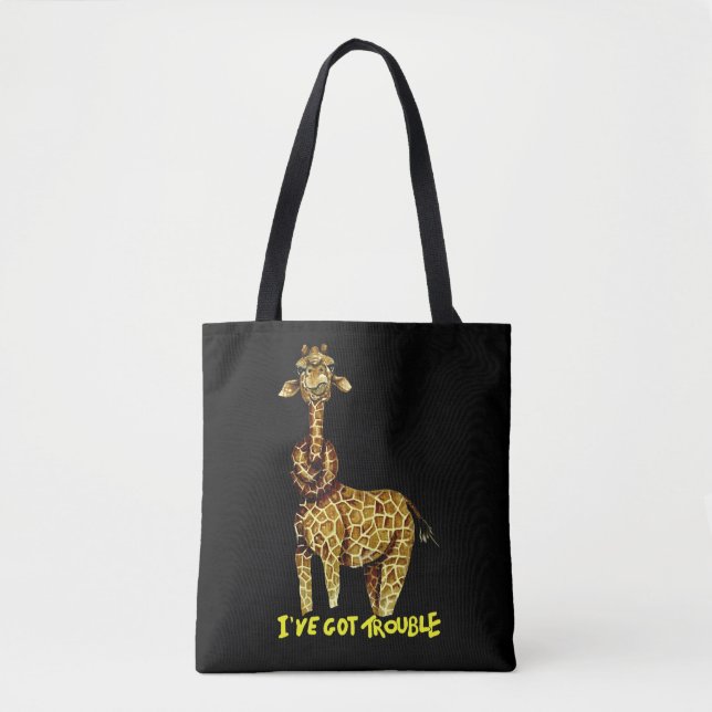 Tote Bag J'ai des ennuis (Devant)