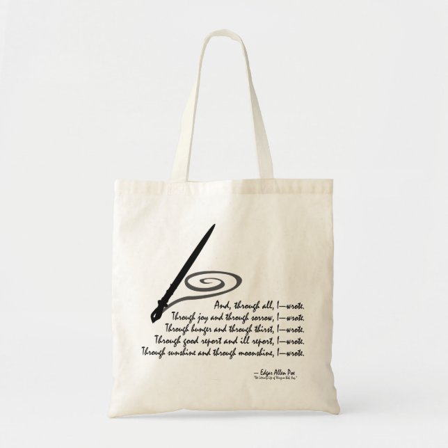 Tote Bag J'Ai Écrit (Devant)