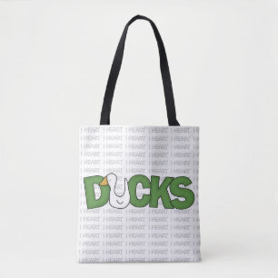 Tote Bag J'ai le coeur des canards