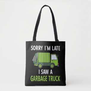 Tote Bag J'ai vu des ordures de camion costume de recyclage