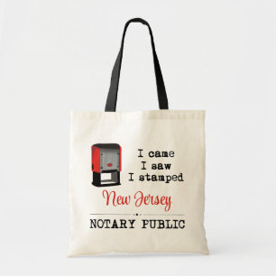 Tote Bag J'Ai Vu Un Notaire Publique Empêché New Jersey