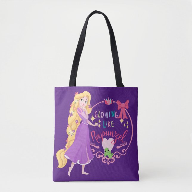 Tote Bag Jaillir comme Rapunzel (Devant)