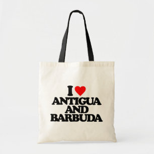 TOTE BAG J'AIME ANTIGUA-ET-BARBUDA