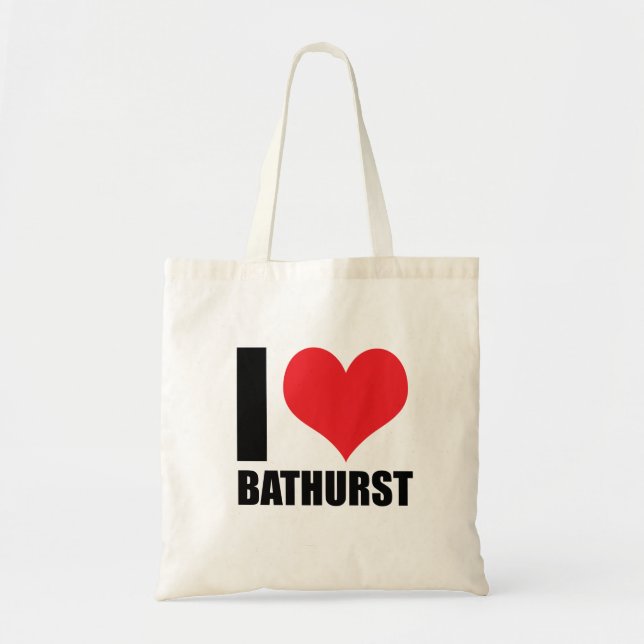 Tote Bag J'aime Bathurst (Devant)