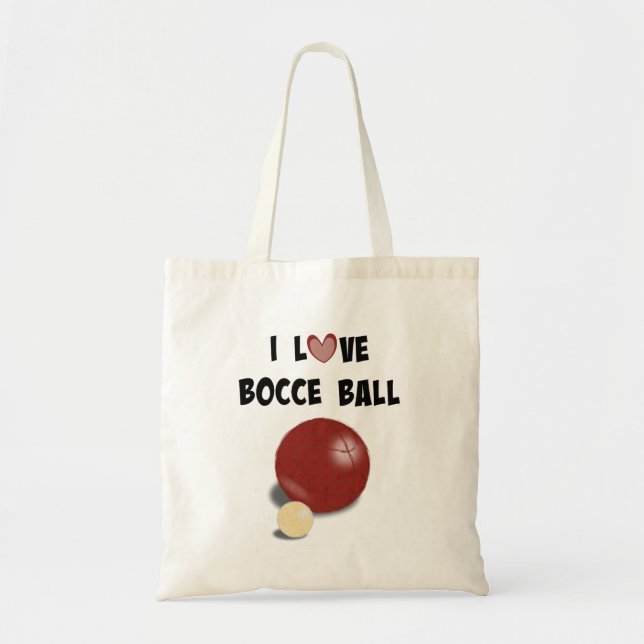 Tote Bag J'Aime Bocce Ball (Devant)