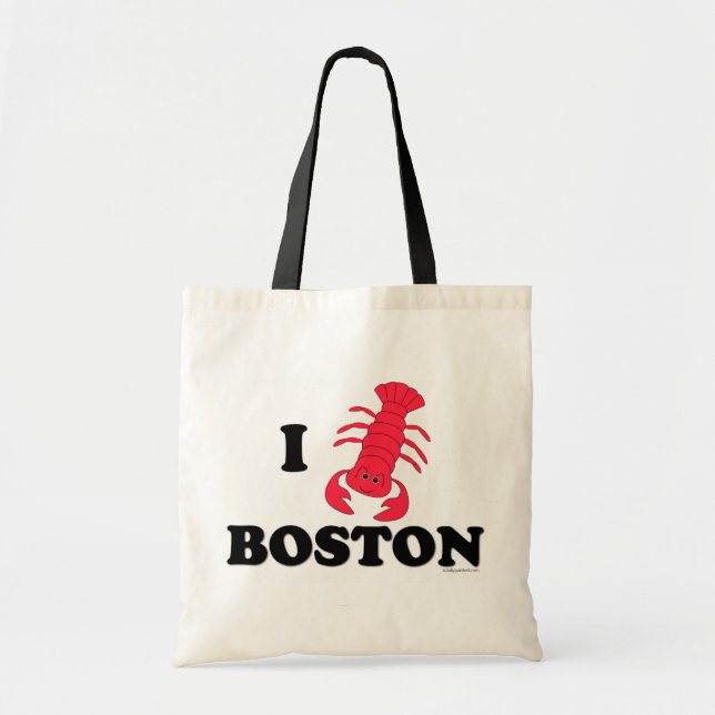 Tote Bag J'aime Boston (Devant)