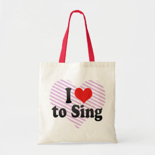 Tote Bag J'aime chanter