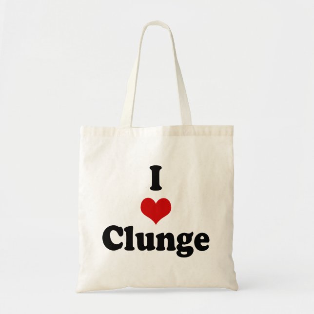 TOTE BAG J'AIME {COEUR} CLUNGE (Devant)