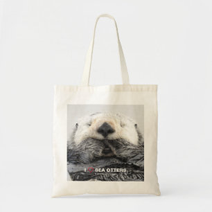 TOTE BAG J'AIME DES LOUTRES DE MER
