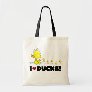Tote Bag J'aime des T-shirts et des cadeaux de canards