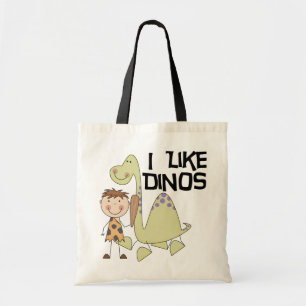 Tote Bag J'aime Dinos - des T-shirts et des cadeaux de