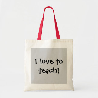 Tote Bag J'aime enseigner !