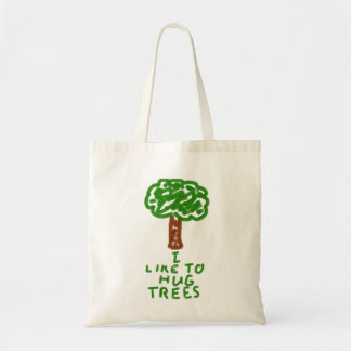 Tote Bag J'aime étreindre des arbres