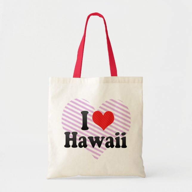 Tote Bag J'aime Hawaï (Devant)