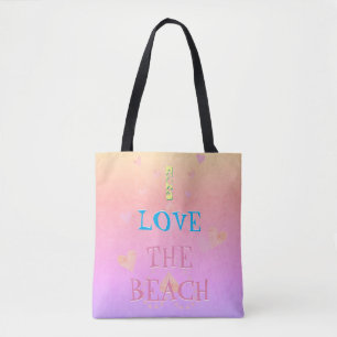 Tote Bag !J'aime la plage" Plage Ensoleillé