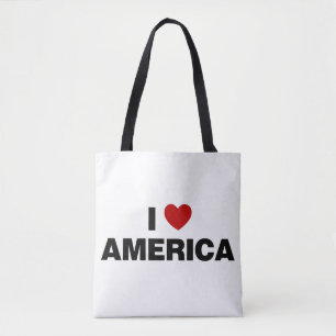 Tote Bag J'aime l'Amérique