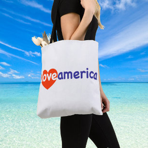 Tote Bag J'aime l'Amérique