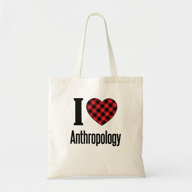 Tote Bag J'aime l'anthropologie (Devant)